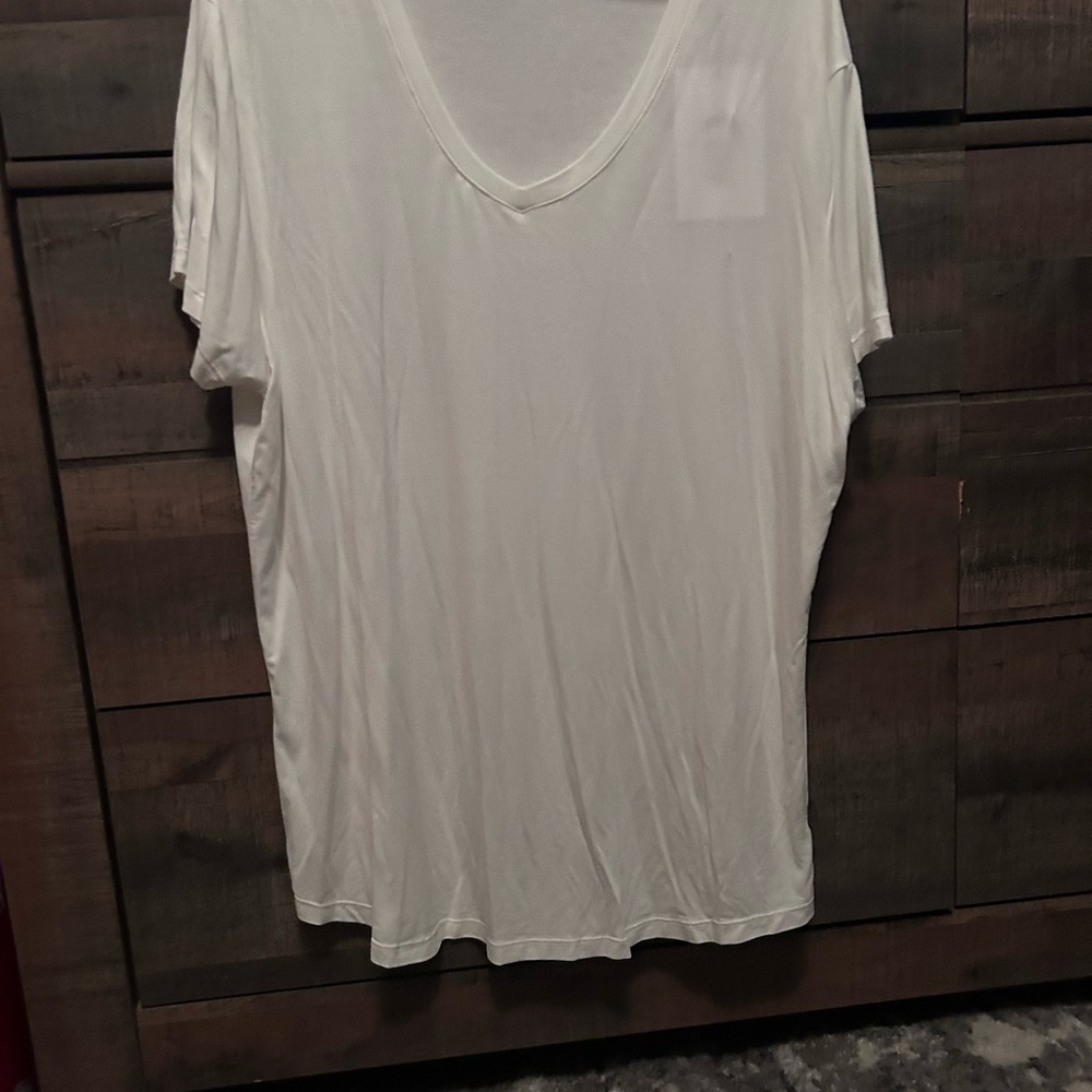 ZYIA White Short Sleeve Tee